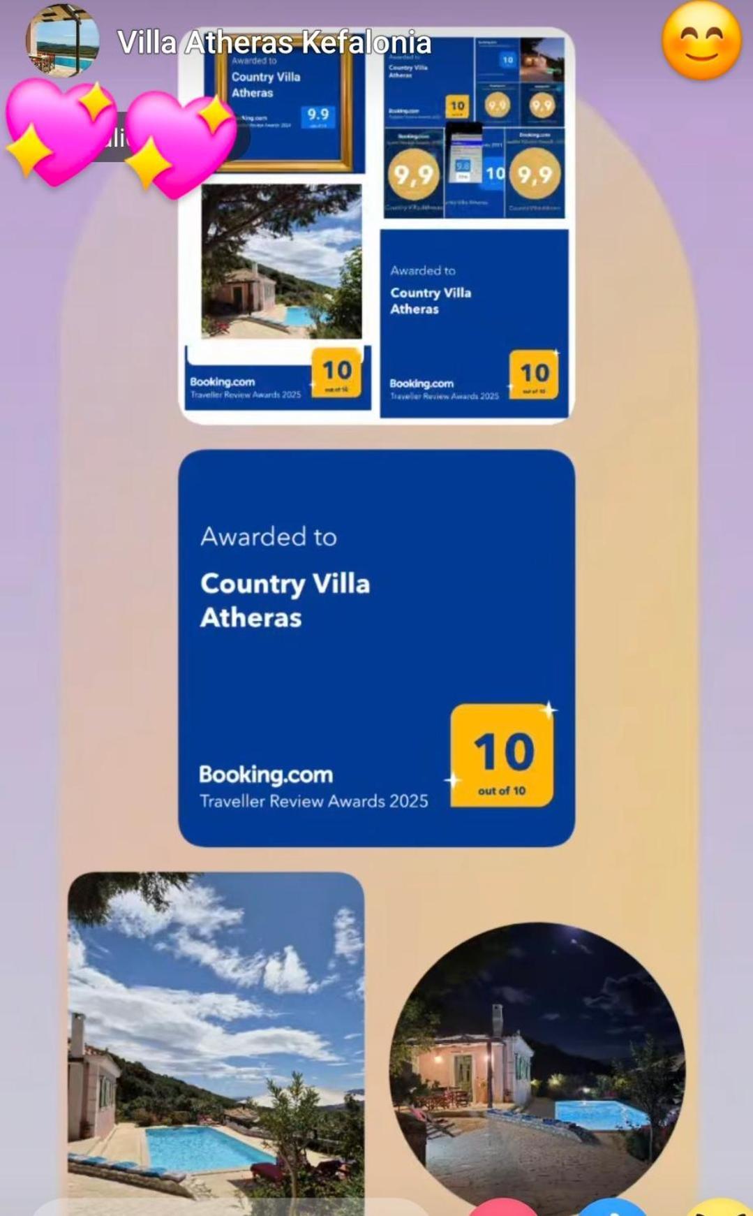 Country Villa Atheras Luaran gambar